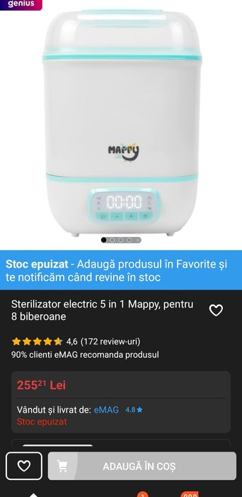 Sterilizator biberoane 5 in 1