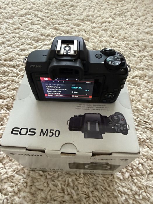 Camera foto mirrorless Canon M50 stare noua