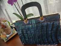 Geanta vintage crocodil unicat