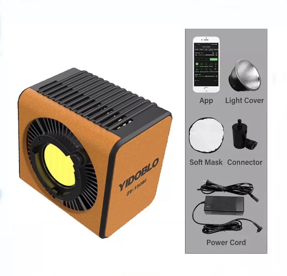 400 грама! Проф. Диодно осветление. 150w. bi colour. видео. фото.