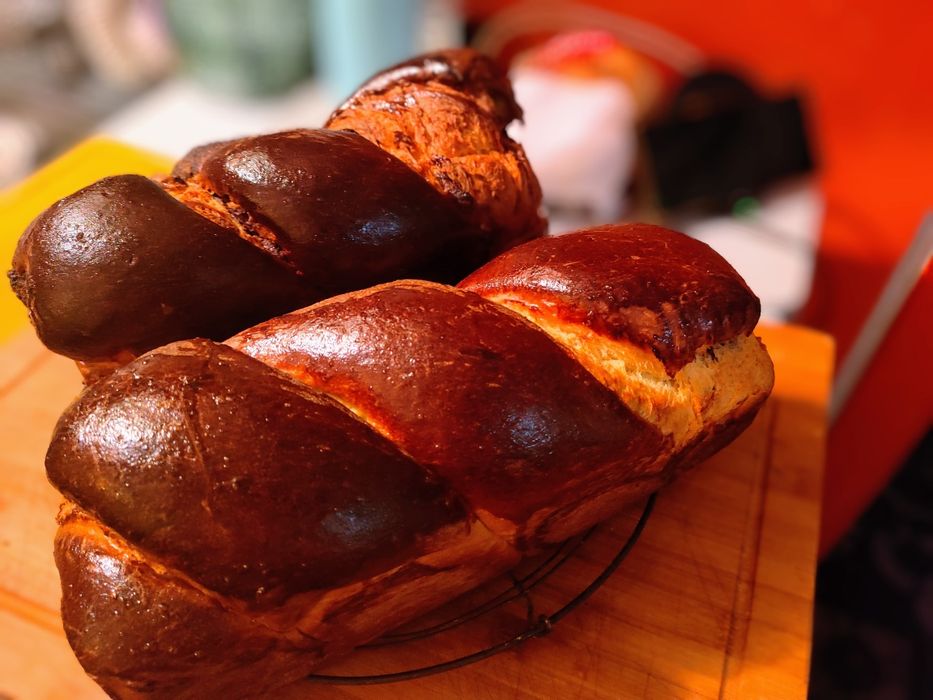 Cozonac artizanal cu multa nuca si Nutella