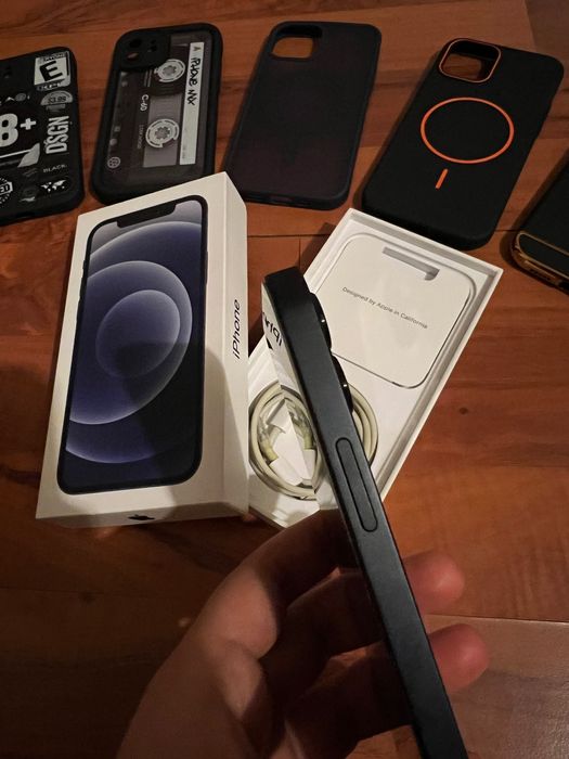 iPhone 12 Black 128GB Impecabil Full Box + Accesorii