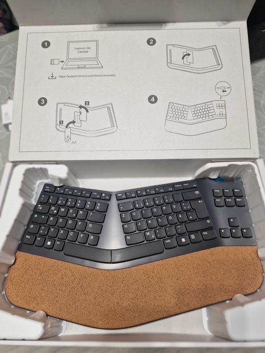 безжична сплит клавиатура Lenovo Go Wireless Split Keyboard