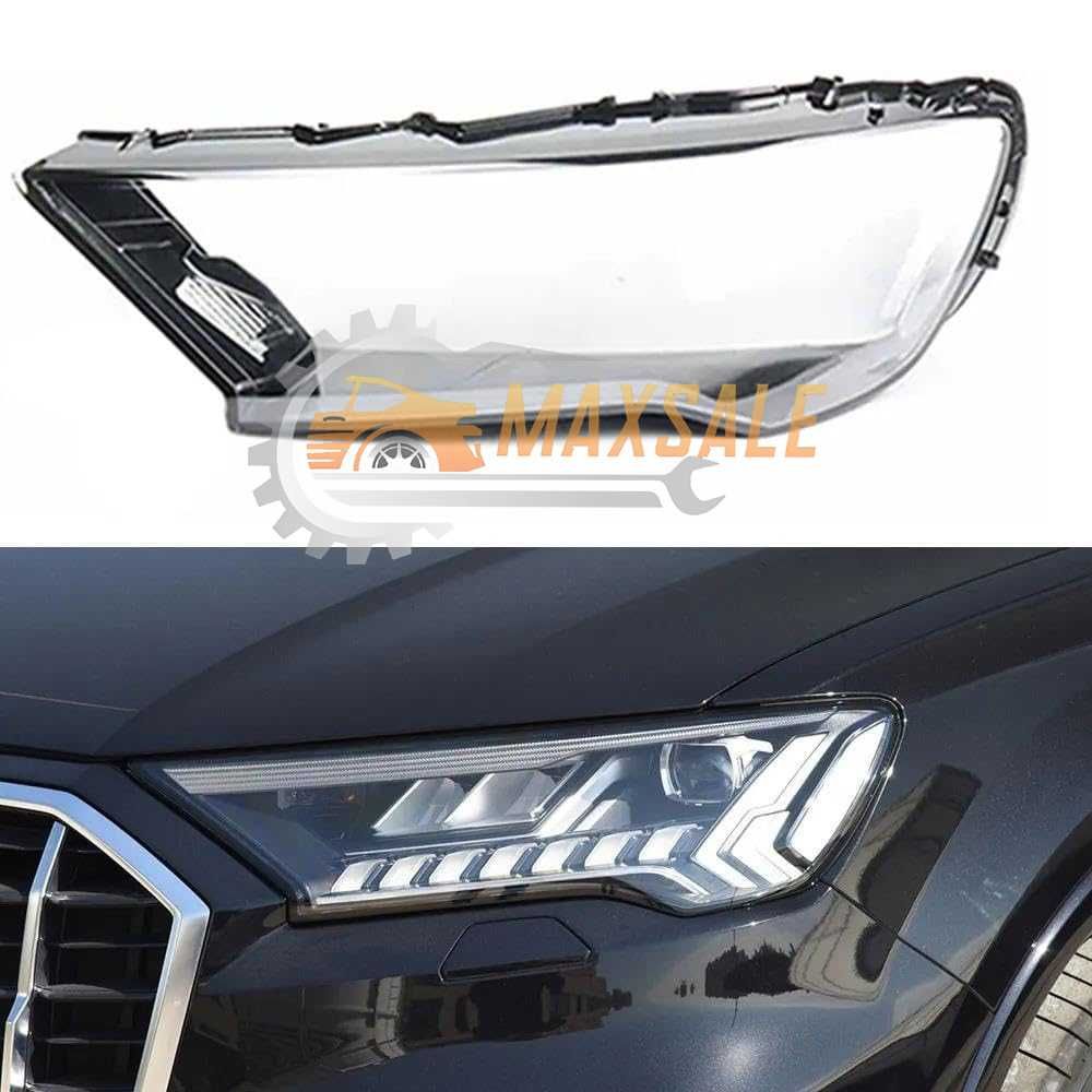 Капаци фарове Audi Q7 (21-22) фар ауди кю7 комплект стъкло джип