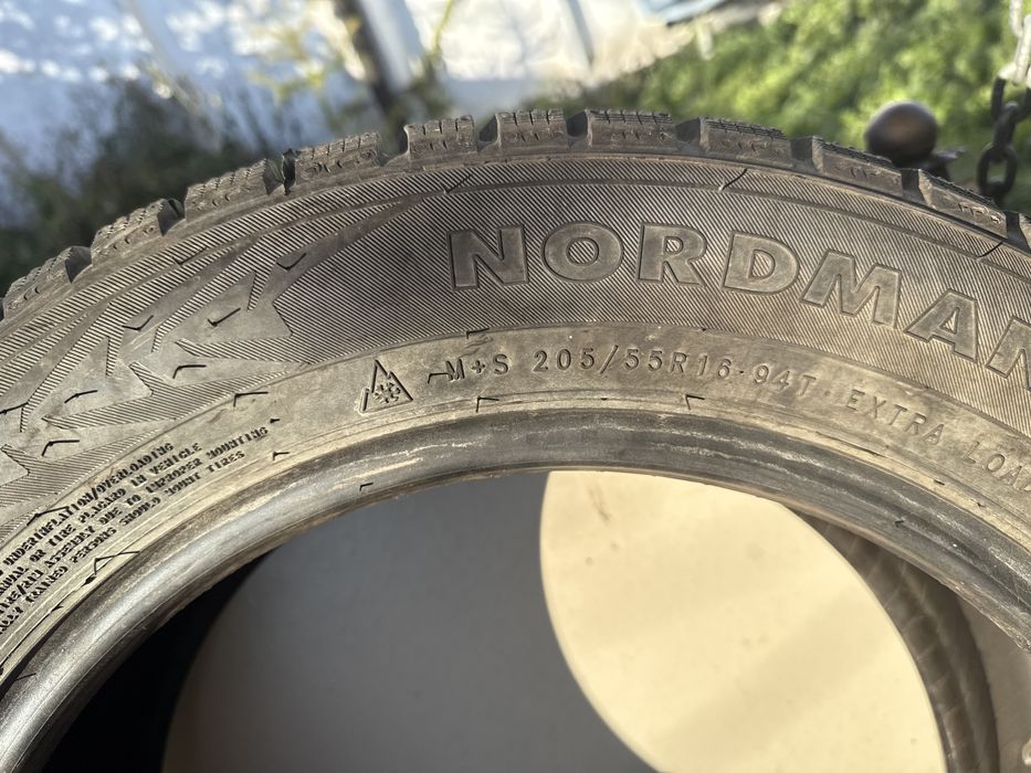 Шипованая резина без пробега 205/55r16