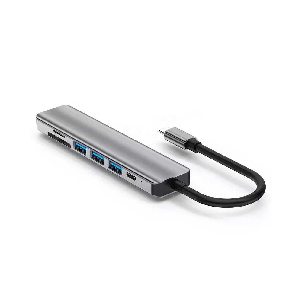 Adaptor USB Type-C 7-in-1 pentru Macbook Pro si Air/ Chromebook