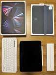 Ipad pro 11” 3rd gen, 128GB, wifi + cellular, Apple Pencil, SmartFolio