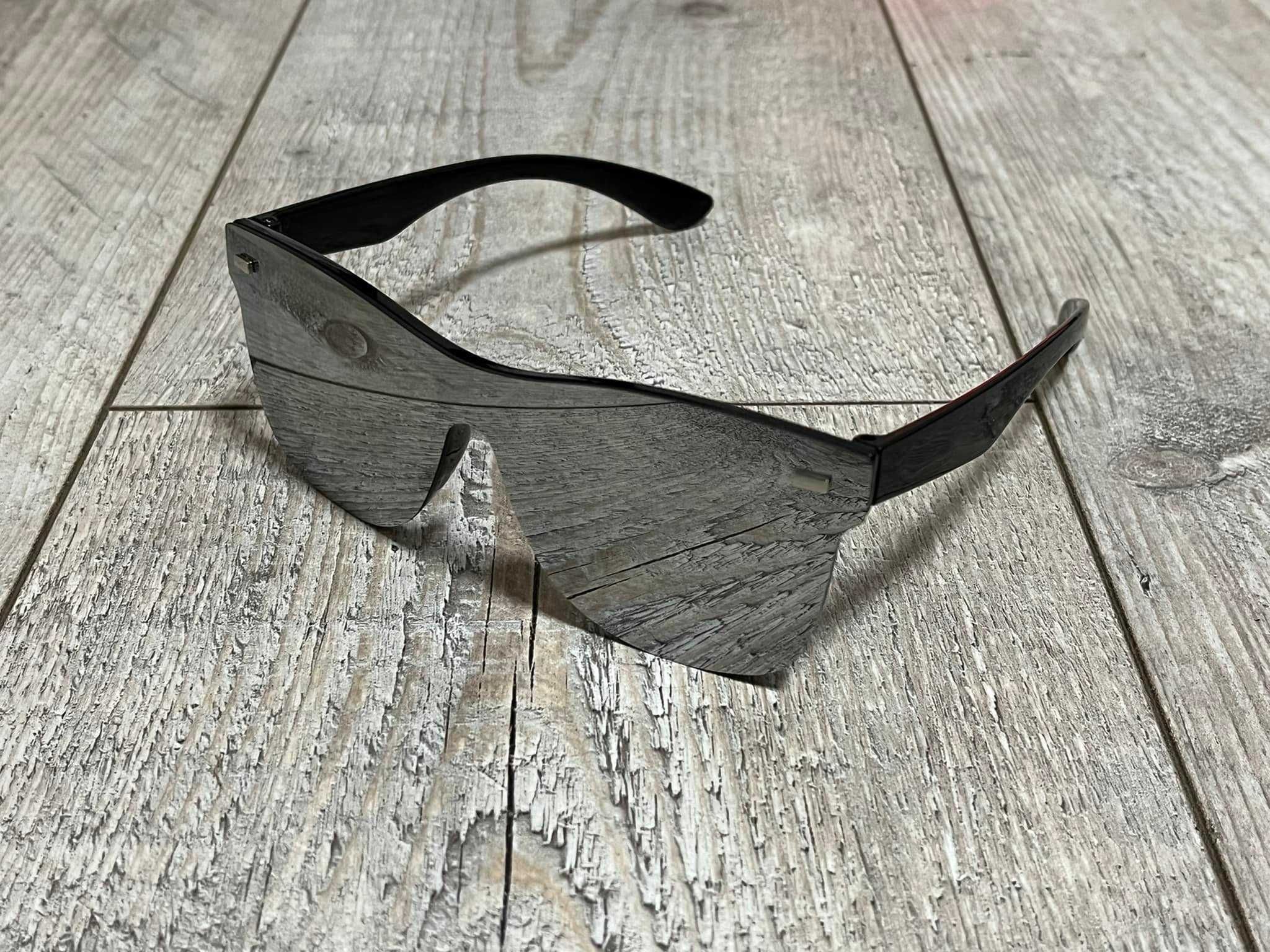 Огледални Слънчеви очила Черни Сини Стъкла RB Сиви Sunglasses