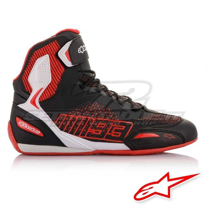 Мото боти Обувки ALPINESTARS ММ93 Faster-3 Rideknit Black Red White