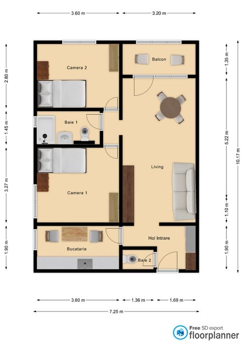 Închiriez Apartament 3 camere 7 Noiembrie , UMF , Umfst