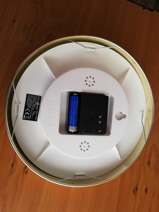 ceas de perete cu radio control, pentru EXTERIOR, diametru 20cm, combo