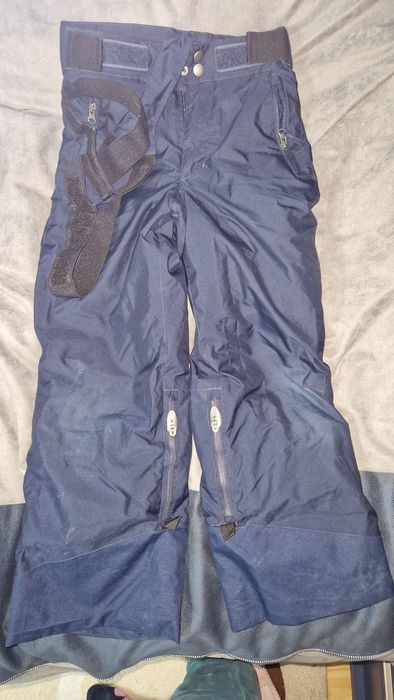 Pantaloni / salopeta ski + bluza termica- copii 8-10 ani - Decathlon