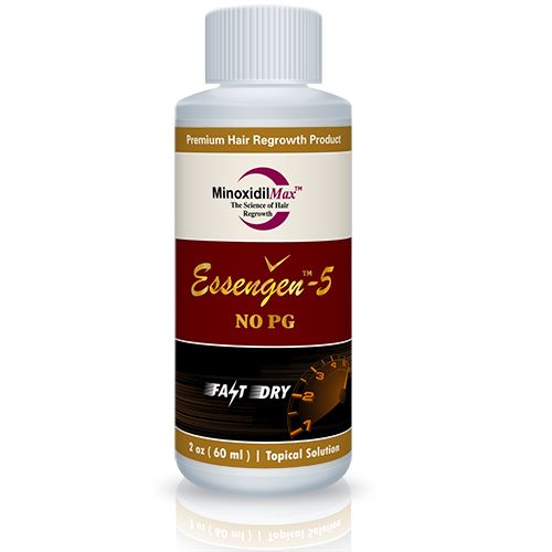 Minoxidil EssenGen 5% - Absorbtie Rapida, fara PG, 1-2 luni aplicare