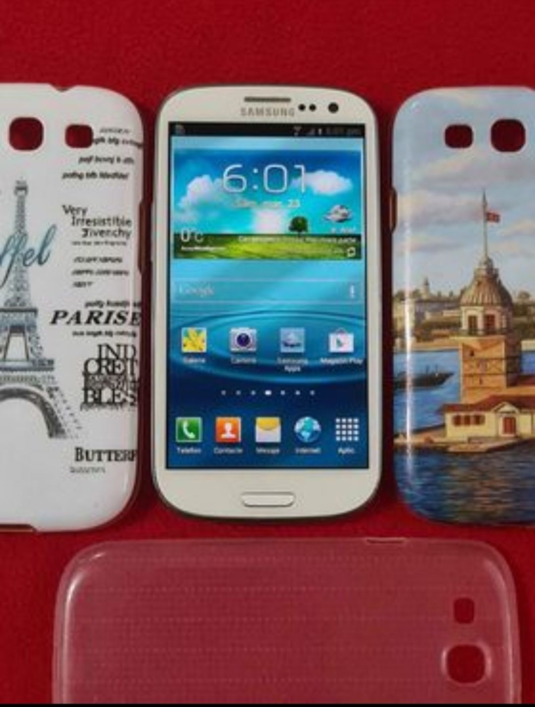 Samsung Galaxy S3 Alb 16Gb, Impecabil, Liber, Huse incluse!!!