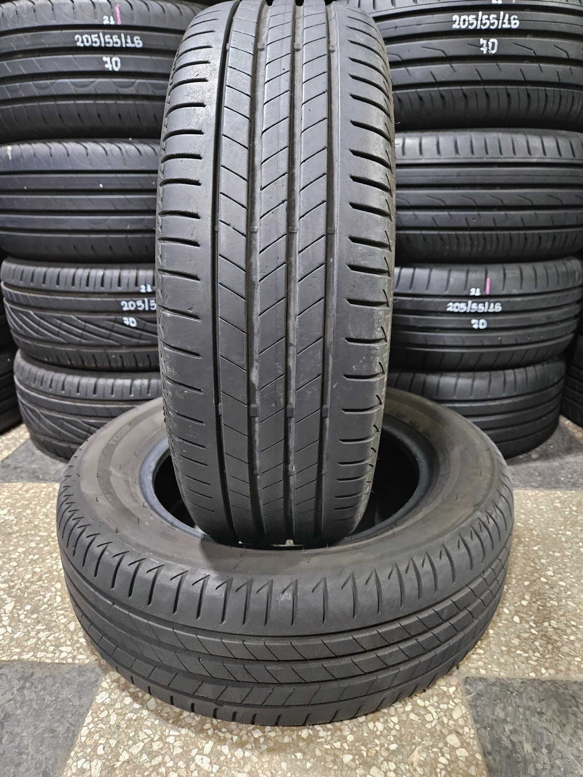 2бр 185/65/15 BRIDGESTONE 6,5мм грайфер дот:22г безплатен монтаж