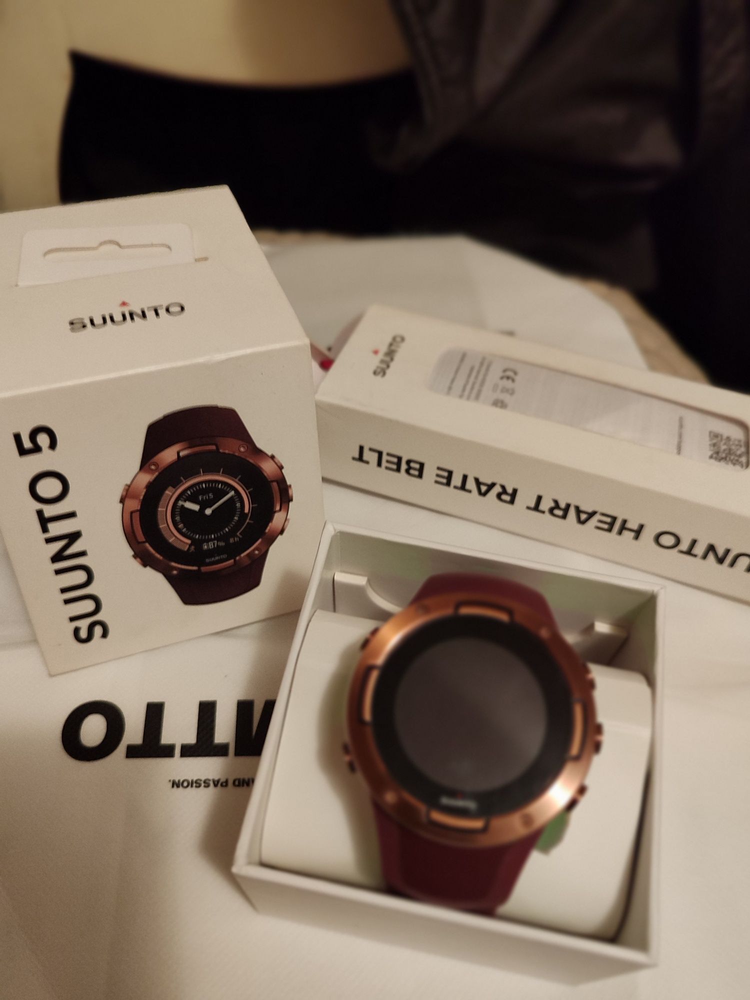 Смарт-часы Suunto 5 Burgundy Copper золотистый-красный