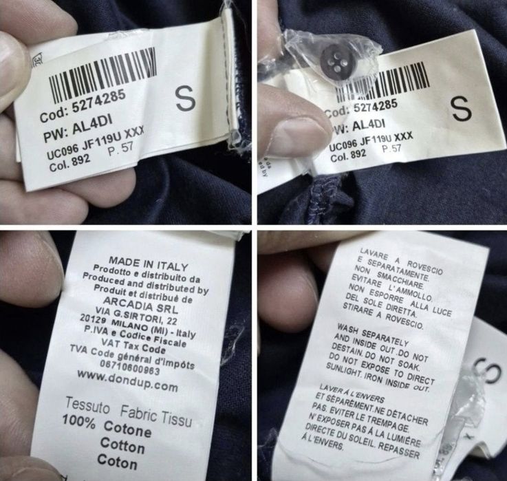 Cămașă lux de damă, Dondup, Fabicată în Italia - S