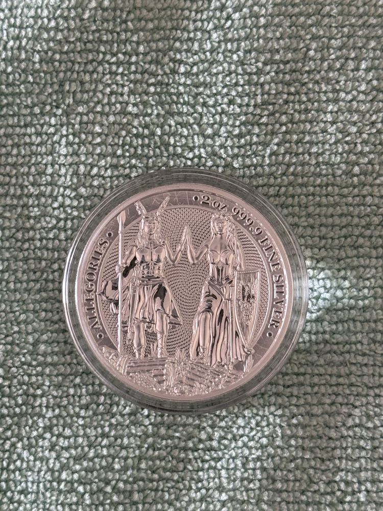 Monede argint Germania Mint - seria Allegories 2 Oz BU 2022-2023