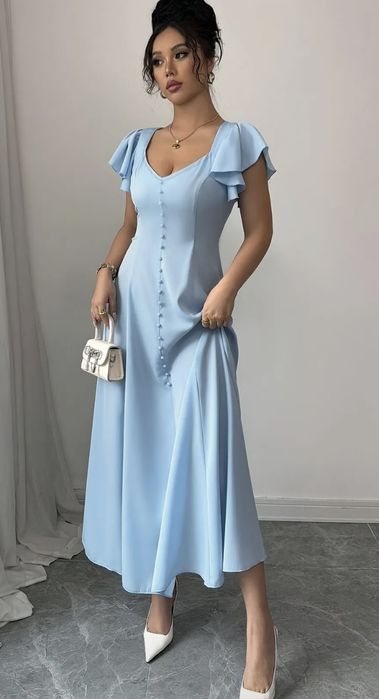 Rochie albastra baby blue