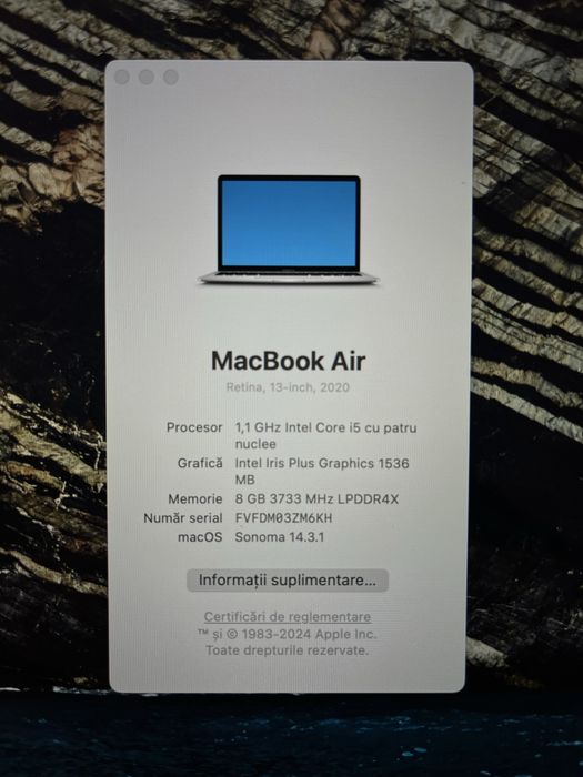 Macbook air I5 2020
