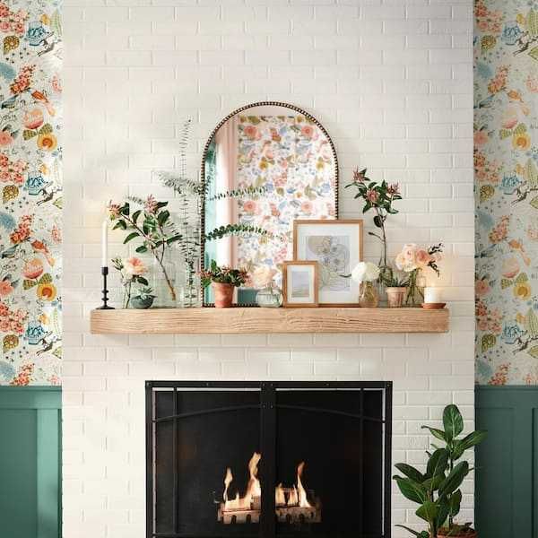 Преграда за камина, решетка за камина от черно желязо