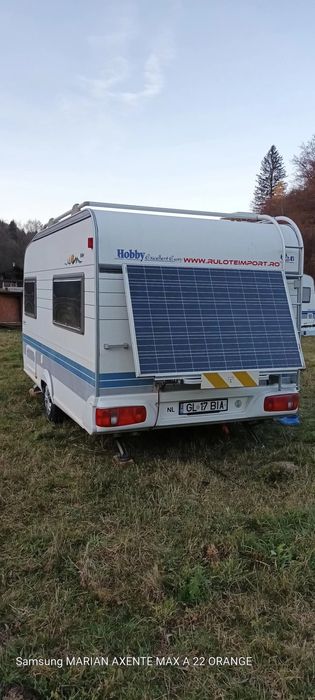 Vând o superbă Rulotă marca Hobby Excellent 400,fabricată în Olanda