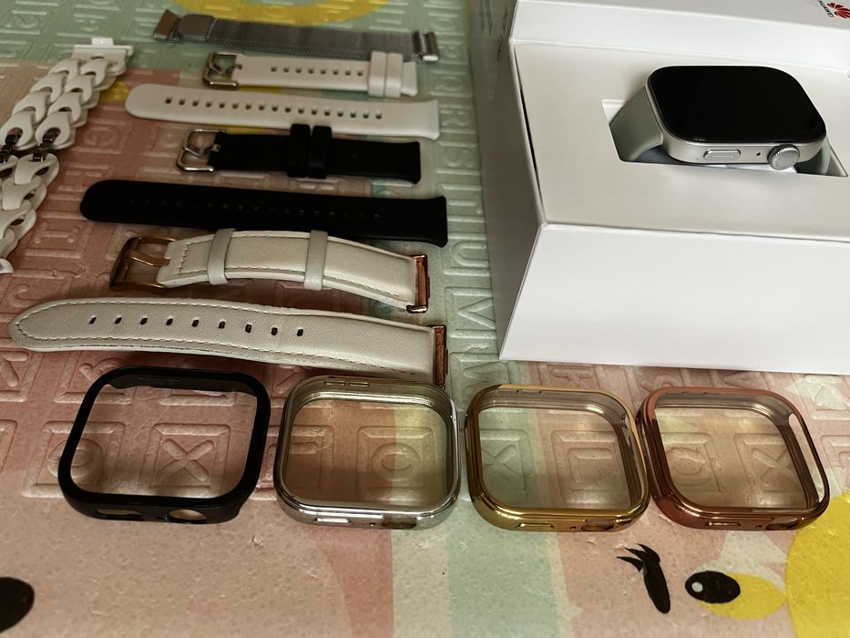 Часовник Huawei Fit 3 + каишки и кейсове