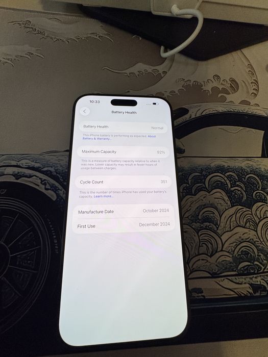 Iphone 16 pro max, inca in garantie