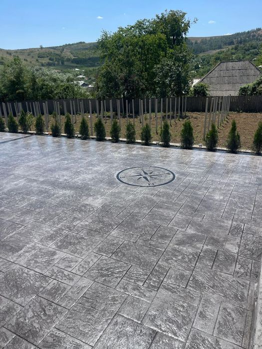Executam lucrari cu beton amprentat