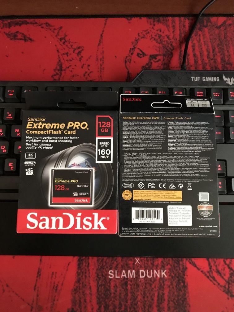 Sandisk CompactFlash 128 Gb 160MB/s