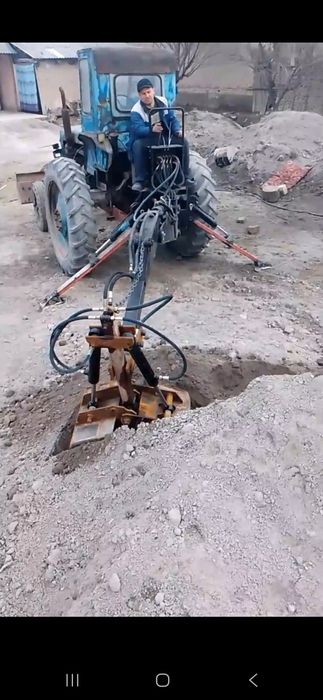 Рачок тракторлага пагрузчик экскаватор  килиб ишлатишка