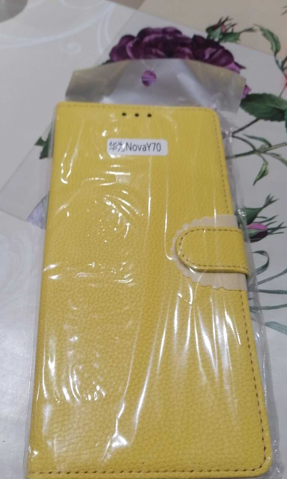Продавам калъфчета тип тефтер за телефон Huawei nova Y70