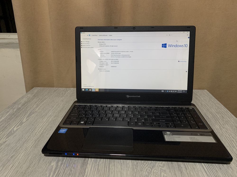 Packard bell nountbook