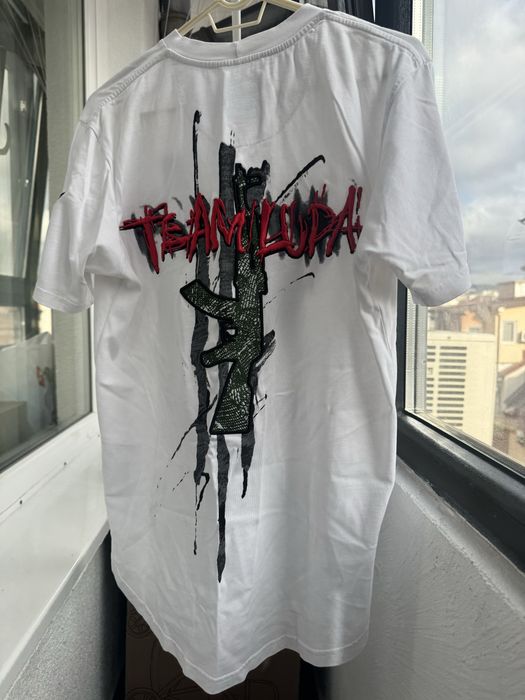 Тениска psycho 3 бяла