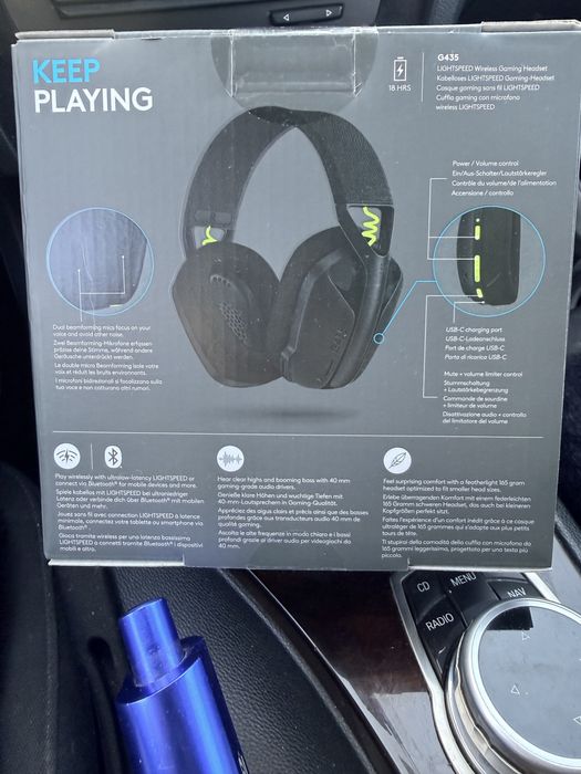 Casti wireless Logitech G435 NOI