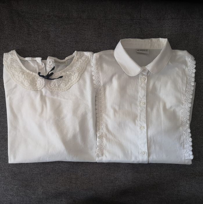 Bluza / camasa alba scoala , fete, 158-164