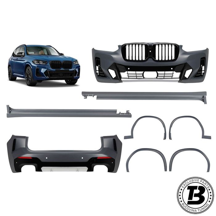 Pachet Exterior compatibil cu BMW X3 G01 X3M Design
