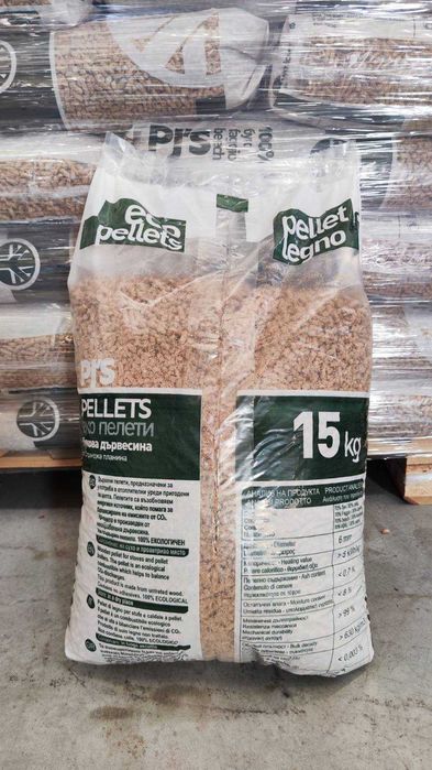 Продавам дървесни пелети бук и габър