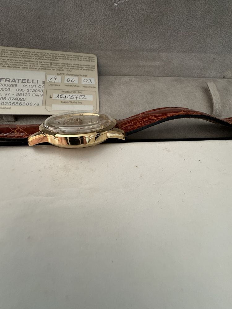 Longines Conquest Heritage Yellow gold 35 mm