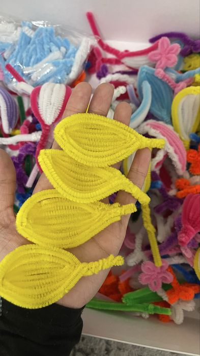 Синельная проволока, готовые цветы, фурнитуры