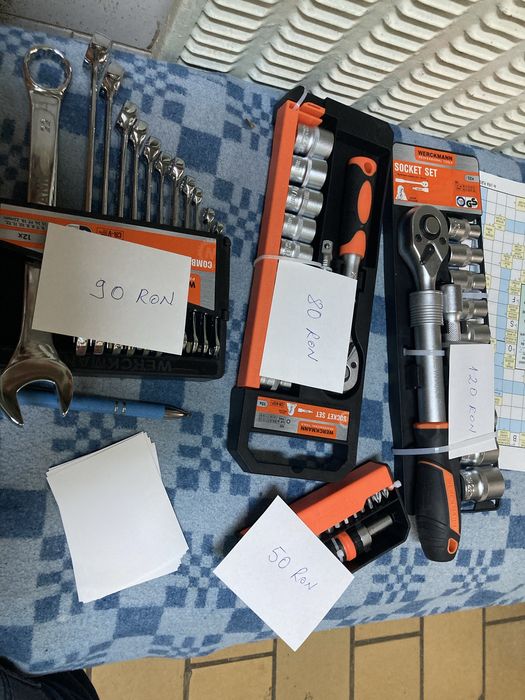Seturi chei si tubulare cu cricket auto