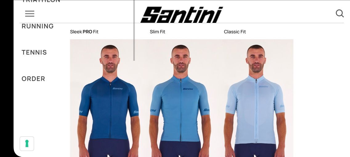 Tricou ciclism Santini custom