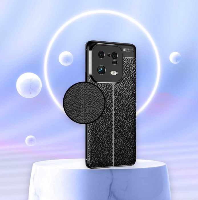 Husa Antisoc model tip PIELE pt. Xiaomi 13 5G , Xiaomi 13 Pro 5G