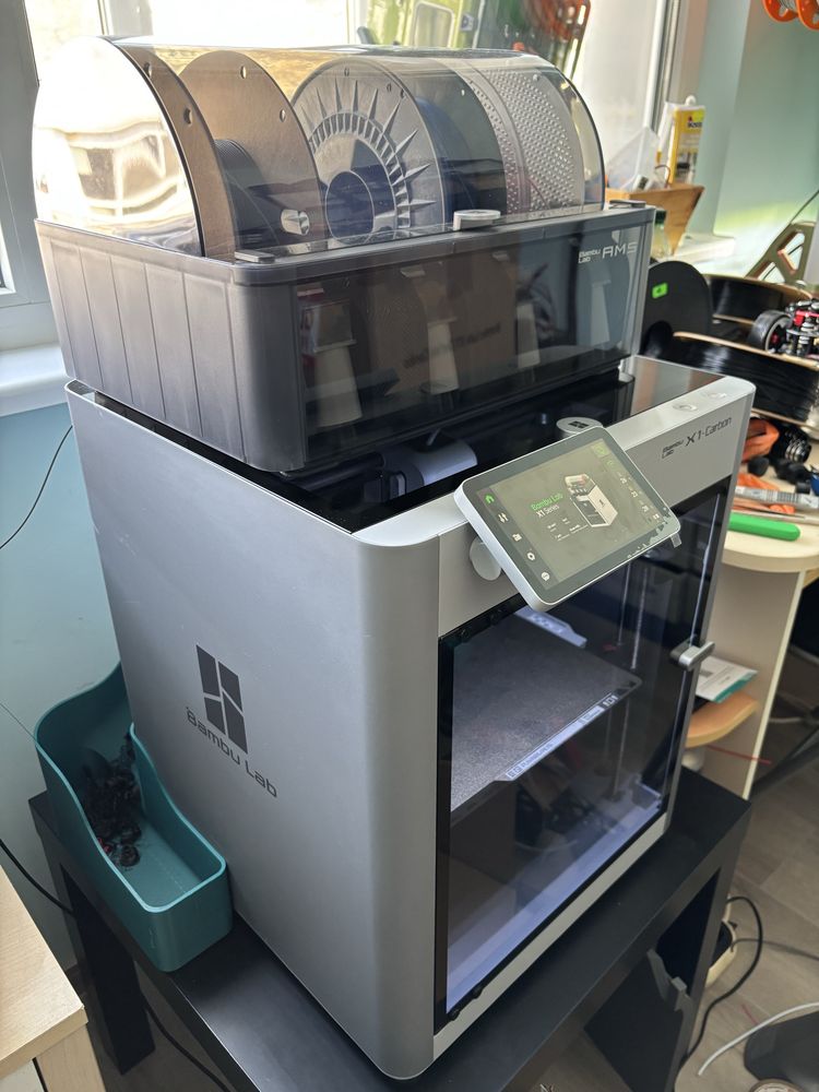 Bambu lab X1C Combo с AMS 3d Printer - 3д принтер бамбу лаб