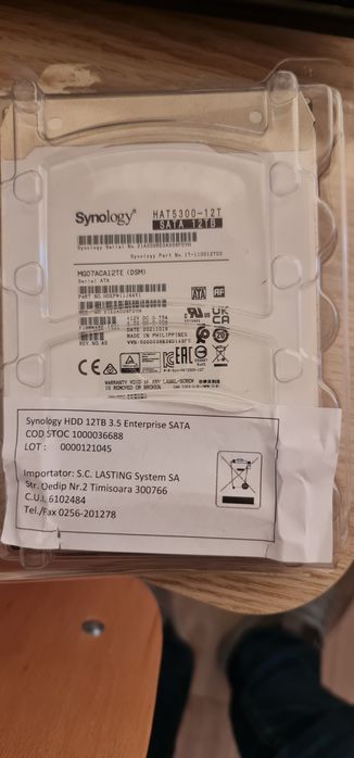 Hard disk SATA 3 12 TB