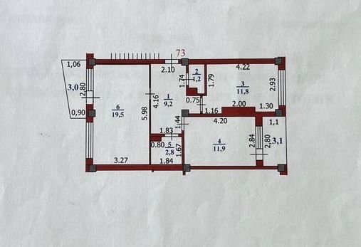 Продается двухкомнатная квартира, Жана Орда,4