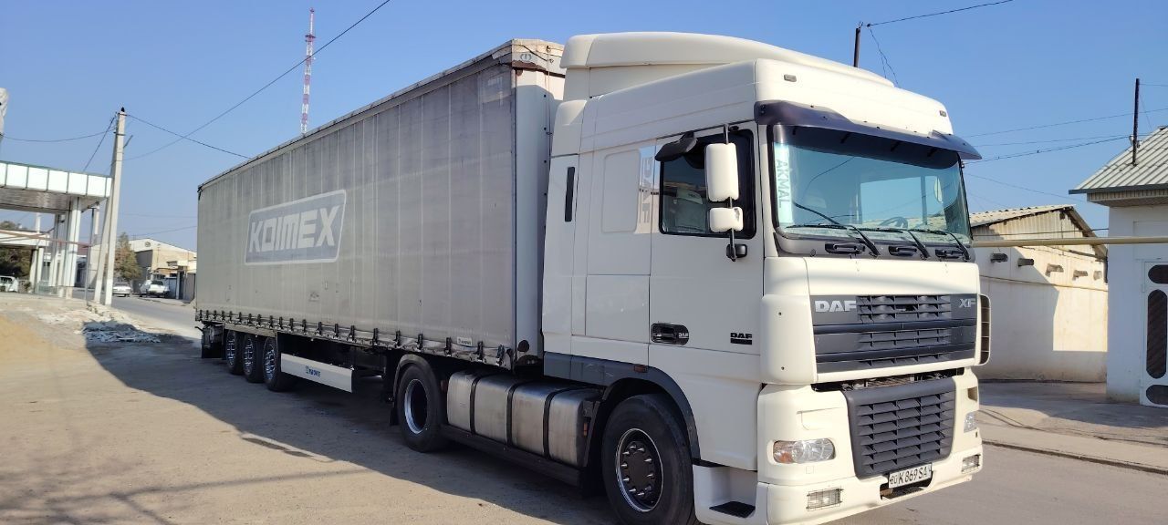 DAF XF EURO 3 + KRONE прицеп cотилади