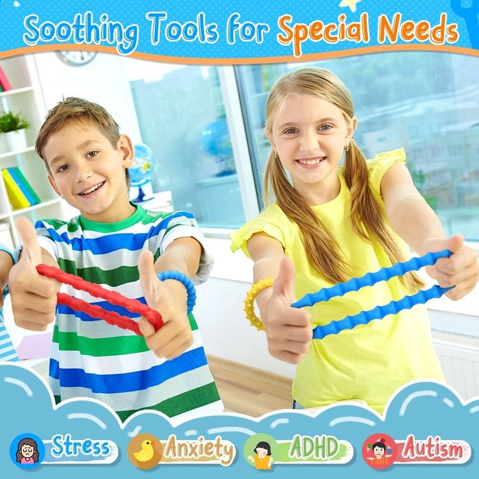 Jucării fidget set 4 brățări senzoriale