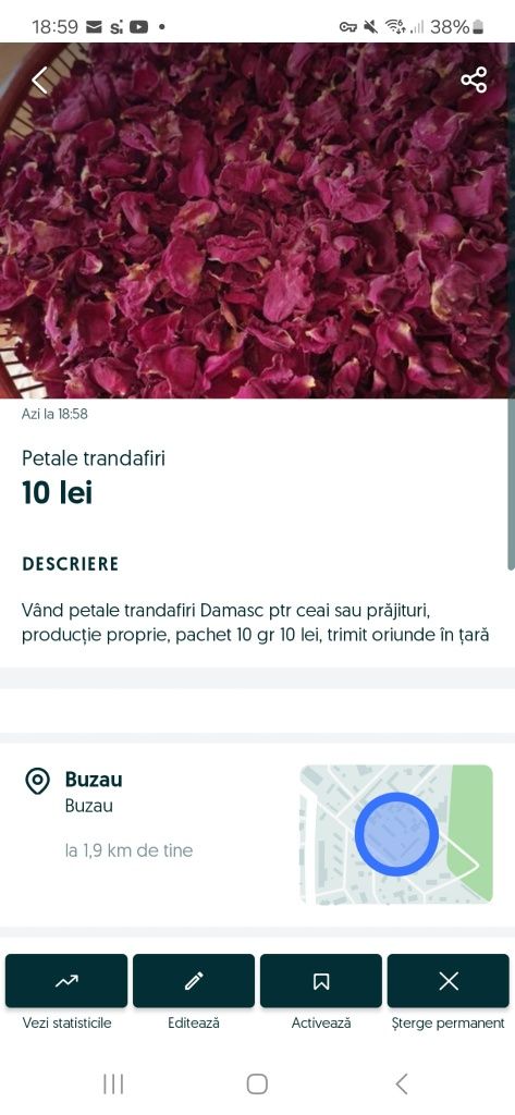 Petale trandafir