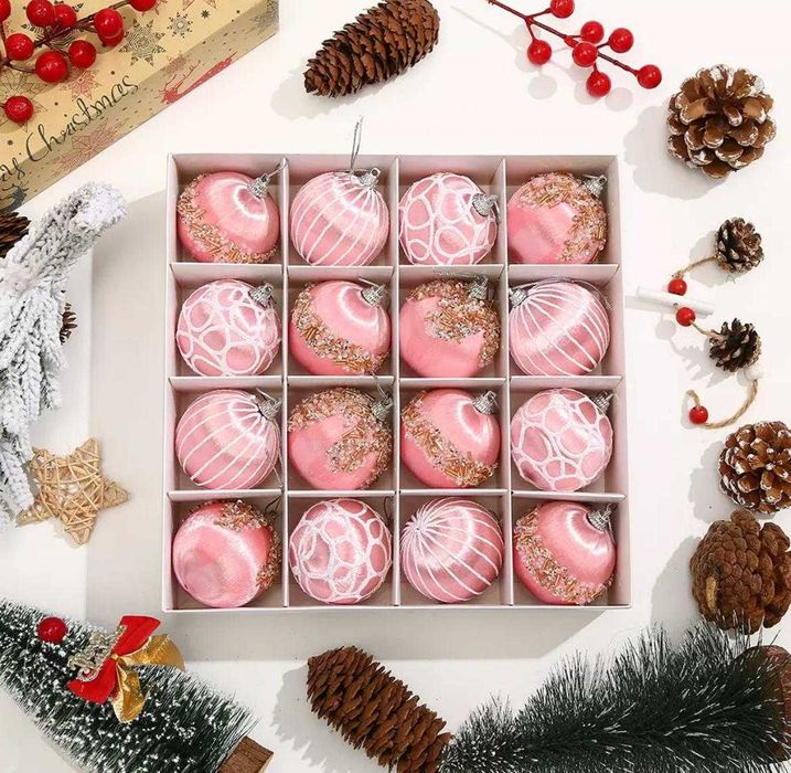 Ёлочные шар 16 шт 6 см